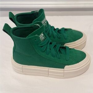 Converse Chuck Taylor All Star Cruise High Top Sneakers Green Vintage White